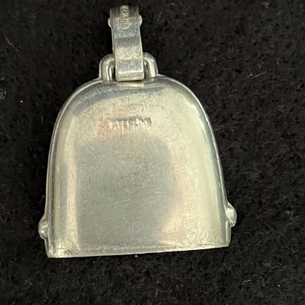 VINTAGE TEETHING RING STERLING - Picture 2 of 3
